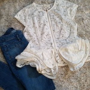 White Lace Top